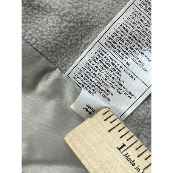 Vintage Nike Quilted Vest Womens Small Pink Faux Fur Collar Running Full Zip Y2K - Picture 13 of 14